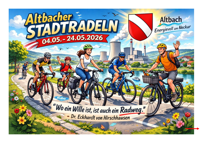 Einladung STADTRADELN Infos und Termine